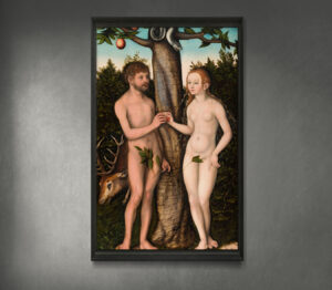 Adomas ir Ieva (1528) Lucas Cranach vyresnysis ( Vokietija 1472–1553)
